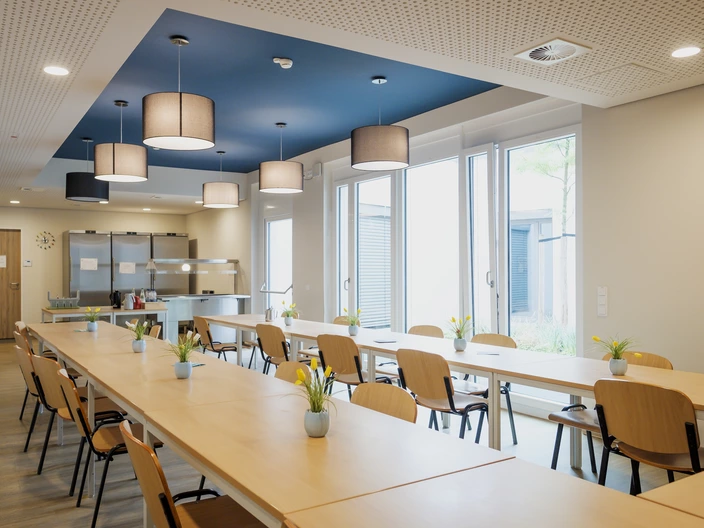 Bild eines Frühstücksaals